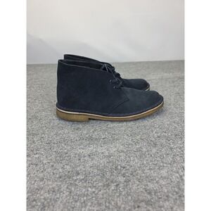 Clarks Originals Boots Women's 8 M Charles F. Stead‎ Desert Chukka Suede Navy